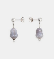 Boucles d'oreilles Carved Stones agate Lemaire