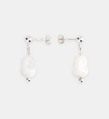 Boucles d'oreilles Carved Stones quartz Lemaire