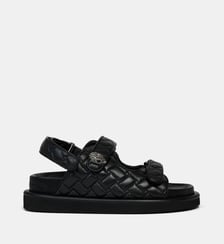 Sandales plates Orson en cuir matelassé Kurt Geiger London