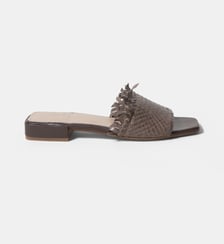 Mules plates Attina en cuir Mint & Rose
