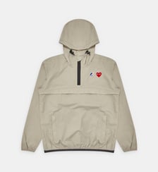 Coupe vent Comme des Garçons PLAY x K-way unisexe capuche Comme des Garçons PLAY