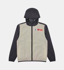 Blouson zippé Comme des Garçons PLAY x K-way unisexe capuche Comme des Garçons PLAY