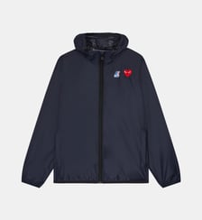 Blouson zippé Comme des Garçons PLAY x K-way unisexe capuche Comme des Garçons PLAY