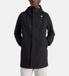 Coupe-vent mi-long imperméable Tommy capuche K-Way