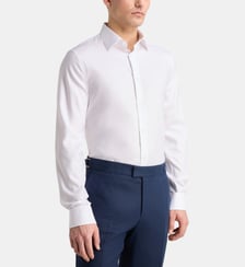 Chemise ajustée Msrtwill en coton sans repassage Galeries Lafayette
