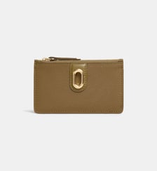 Porte-monnaie porte-cartes Sally en cuir Galeries Lafayette
