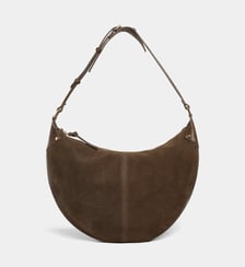 Sac à main Roby cuir et daim Galeries Lafayette