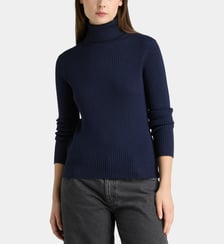 Pull ajusté à col roulé Galeries Lafayette