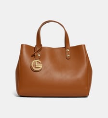 Sac cabas Elsa et sa pochette amovible effet lisse recyclé Galeries Lafayette