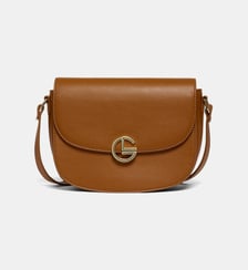 Sac à main crossbody Albane enduit lisse recyclé Galeries Lafayette