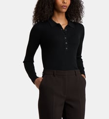 Pull ajusté Kola boutons laine mélangée Jodhpur