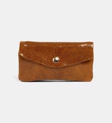 Pochette Twin 3 poches cuir fantaisie Les Cléias