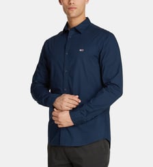 Chemise slim popeline de coton stretch Tommy Hilfiger