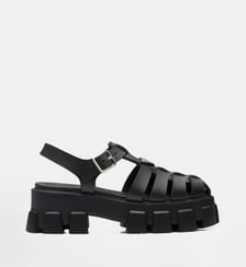 Sandales Monolith en gomme Prada