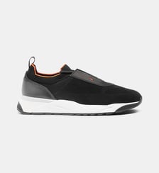 Baskets en tissu stretch pour homme Santoni