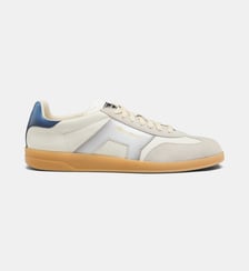 Baskets basses en cuir signature Santoni