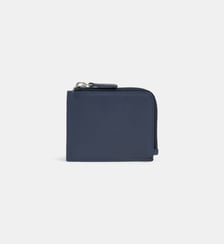 Porte-monnaie zip en L New Jack en cuir lisse Galeries Lafayette