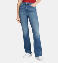 Jean Sylvia flare stretch délavé taille haute Tommy Hilfiger