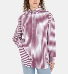Chemise ample coton rayé Tommy Hilfiger