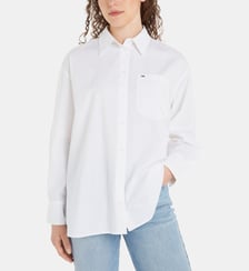 Chemise droite en coton Tommy Hilfiger
