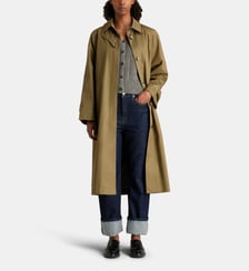 Imperméable long droit Kika coton bio Jodhpur