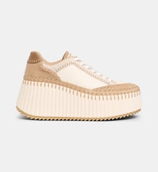Baskets compensées Nama en cuir Chloé