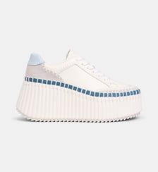 Baskets compensées Nama en cuir Chloé