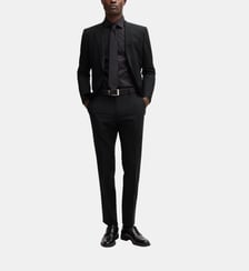 Costume slim en laine vierge stretch BOSS