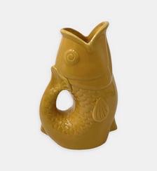 Vase pichet poisson - Grand Modèle Cristal d'Arques