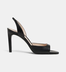 Sandales d'Orsay à talons en cuir Calvin Klein