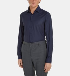 Chemise slim unie Calvin Klein