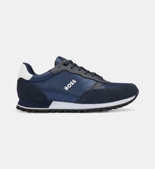 Baskets basses logo en relief BOSS