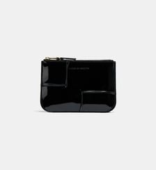 Porte-monnaie coutures relief en cuir Comme des Garçons WALLETS