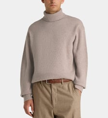 Pull droit col roulé Neavyturt en maille Galeries Lafayette