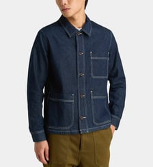 Veste Nover en denim de coton recyclé Galeries Lafayette