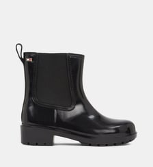 Bottines de pluie effet verni Tommy Hilfiger