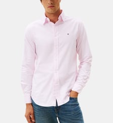 Chemise droite à rayures Tommy Hilfiger
