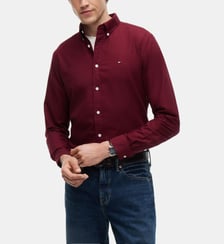 Chemise droite coton oxford Tommy Hilfiger