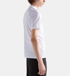 Polo droit de coton piqué Prada