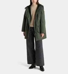 Parka mi longue Basile capuche Galeries Lafayette