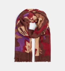 Étole Cyrielle en laine et soie Galeries Lafayette