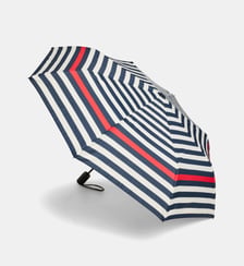 Parapluie rayures tricolore automatique Galeries Lafayette
