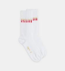 Paire de chaussettes mixtes mi hautes 130 ans Galeries Lafayette