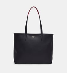 Sac cabas shopping Anna enduit grainé Lacoste
