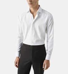 Chemise contemporary coton uni Eton