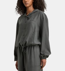 Hoodie signature en soie Alexander Wang