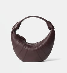 Sac à main Fortune Croissant Mini en cuir Lemaire
