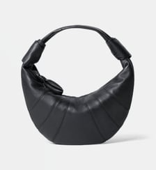 Sac à main Fortune Croissant Mini en cuir Lemaire
