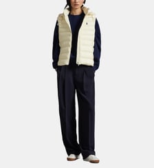 Doudoune sans manche matelassée à capuche en nylon Polo Ralph Lauren