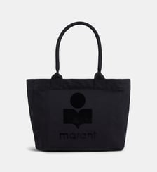 Sac tote Yenky Zipped toile signature velours Isabel Marant